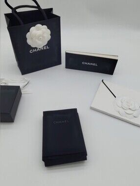 CHANEL Fine Jewelry Packaging Set Camellia Jewelry Box Ribbon Bag Booklet